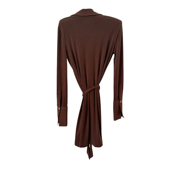 J CREW Mini shirt-dress in matte jersey - Picture 5 of 9